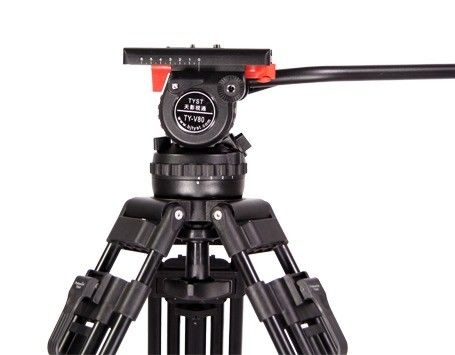 プロのビデオ撮影 カーボンファイバー 三脚 75mm ボウル直径 単手柄