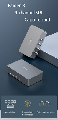 プロの4チャネル Thunderbolt 3 SDIビデオキャプチャボックス 1920x1080解像度