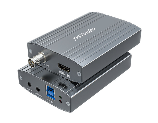 TYSTVideo HDMl SDI to USB ポータブル Wlndows HDビデオキャプチャボックス 搭載 DDR3 1GB DDR3