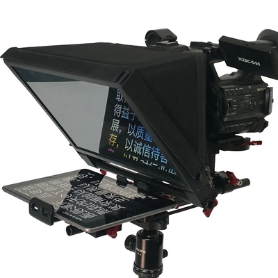 ライブスポーツ 携帯インタビュー スピーチ タブレット テレプロンプター TS310 7-13 インチ 1セット カメラ 2-20 フィート フライトケース