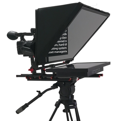 24インチ 組み込みスタジオ テレプロンプター
