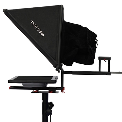 20インチ インタビューのためのベスト・テレプロンプター テレビ放送機器 ライブスポーツ 黒