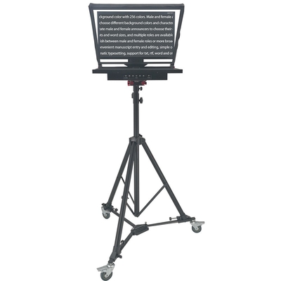 プロのテレビスタジオ機器 24インチ シングルスクリーン 自動鏡付き内蔵プロンプト