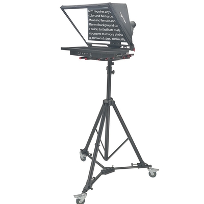 プロのテレビスタジオ機器 24インチ シングルスクリーン 自動鏡付き内蔵プロンプト
