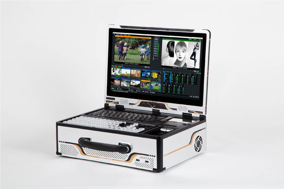 12チャンネル内蔵スイッチ TYSTVideo 16G RAM のモバイルライブ放送機器