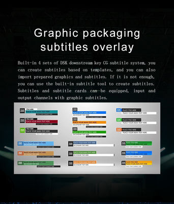 ライブストリーム放送スイッチ オールインワン 17.3 モニター ポータブルビデオステーション 1T ROM