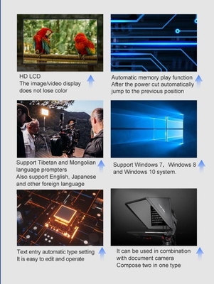 22インチ TYSTVideo プロポータブルテレビ ライブストリーム プロンプト スタジオ テレプロンプト