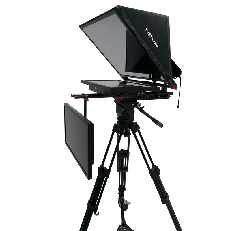 TY-24G2 Pro 24インチ デュアルスクリーンスタジオ テレプロンプター ニュース放送の究極のツール