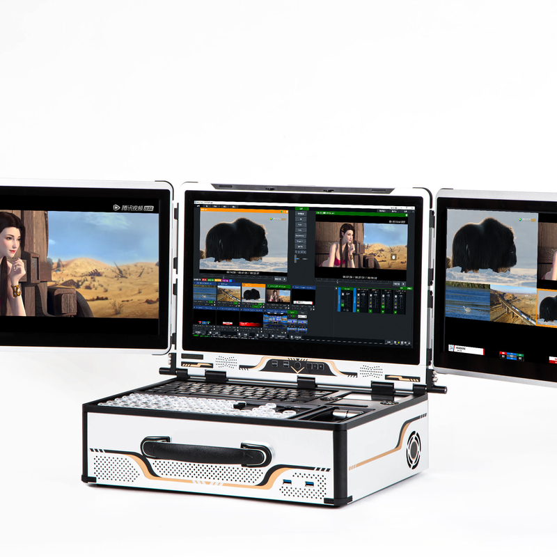 ライブ放送 オールインワンマシン TYSTVビデオガイドスイッチングステーションの 17.3インチ画面