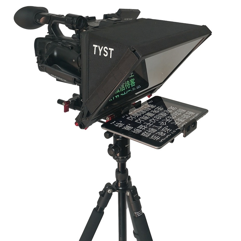 ライブスポーツ 携帯インタビュー スピーチ タブレット テレプロンプター TS310 7-13 インチ 1セット カメラ 2-20 フィート フライトケース