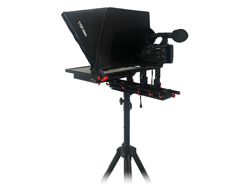 24インチ シングルスクリーン 内蔵 プロンプター オートミラー プロのテレビスタジオ機器